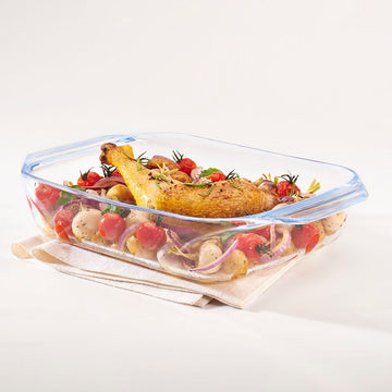 Oven Dish Pyrex Irresistible Rectangular 35 x 23,1 x 6,5 cm Transparent Glass 6 Units