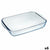 Serving Platter Pyrex Classic 4,6 L 40,3 x 26,3 x 7,3 cm Transparent Glass (6 Units)