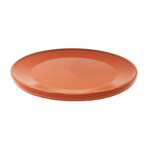 Serving Platter Raimundo Baked clay Brown Ø 30 cm (6 Units)