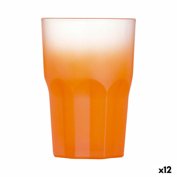 Glass Luminarc Summer Pop Orange Glass 12 Units 400 ml