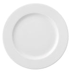 Flat Plate Ariane Prime White Ceramic Ø 17 cm (12 Units)