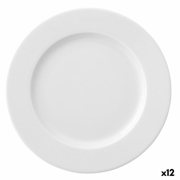 Assiette plate Ariane Prime Blanc Céramique Ø 17 cm (12 Unités)