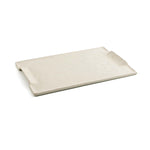 Plateau apéritif Quid Mineral Gres Beige Céramique 35 x 23 cm (6 Unités)