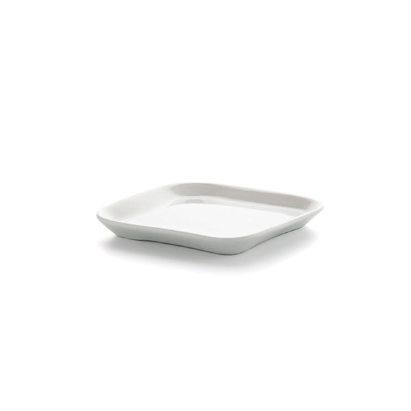 Snack tray Ariane Alaska Squared White Ceramic 11,4 x 11,4 cm (18 Units)