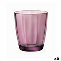 Glass Bormioli Rocco Pulsar Purple Glass 390 ml (6 Units) (Pack 6x)