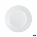 Dessert dish Luminarc Harena White Glass (19 cm) (24 Units)