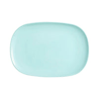 Serving Platter Luminarc Sweet Line Turquoise Glass 35 x 24 cm (6 Units)