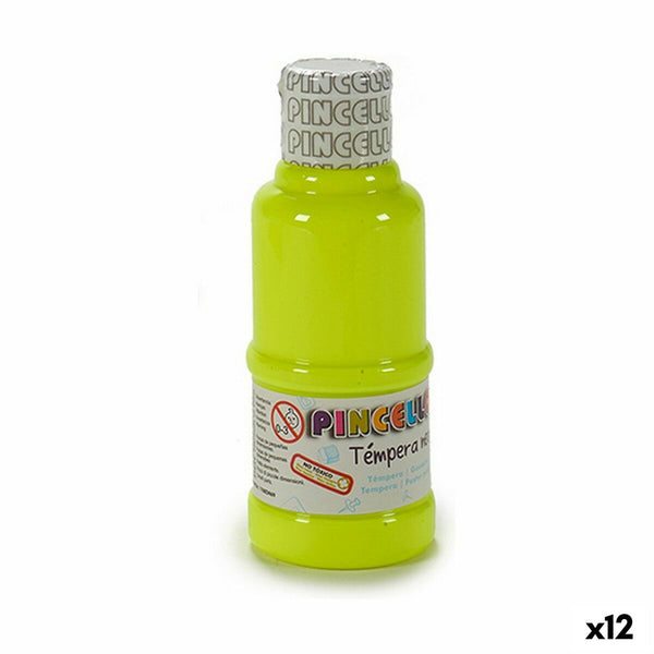 Tempera Neon Yellow 120 ml (12 Units)