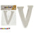 Decoration Letter V (1 x 15 x 13,5 cm) (12 Units)