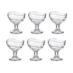 Coupe de glaces et de milkshakes Transparent verre 6 Unités (135 ml)