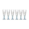 Champagne glass Exotic Crystal Blue 6 Units (170 ml)