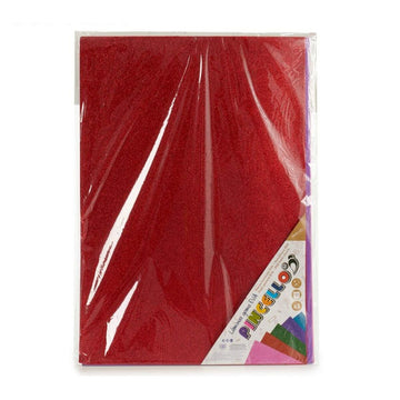 Eva Rubber Multicolour Glitter 65 x 0,2 x 45 cm (12 Units)