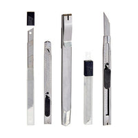 Cutter Set Silver Metal Plastic 1,5 x 18,5 x 10 cm (24 Units)