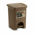 Pedal bin Stefanplast Elegance Black Beige Plastic 6 L 20,5 x 28 x 20,5 cm (6 Units)