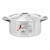 Casserole with lid Silver Aluminium 4 L 24 x 13 x 31 cm (10 Units)