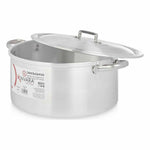 Casserole avec Couvercle Argenté Aluminium 12,5 L (3 Unités)