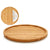 Snack tray Brown Bamboo 24,7 x 1,5 x 24,7 cm (12 Units)