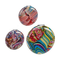 Pocket Mirror Crystal Plastic 8 x 2,4 x 8 cm (12 Units)