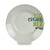 Deep Plate Organic White Green Ø 20,6 cm Porcelain (10Units)