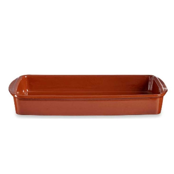 Oven Dish Baked clay 4 Units 40 x 5 x 26,5 cm