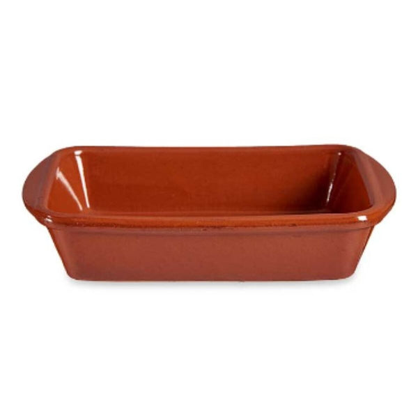 Oven Dish Rectangular Baked clay 14,5 x 4 x 20 cm (16 Units)