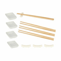 Sushi Set White Ceramic (12 Units)