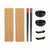 Sushi Set Black Bamboo Stoneware (12 Units)