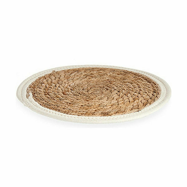 Dessous de plat Naturel Blanc 30 x 1 x 30 cm (48 Unités)