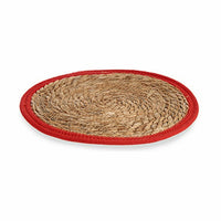 Dessous de plat Naturel Rouge 35 x 1 x 35 cm (48 Unités)