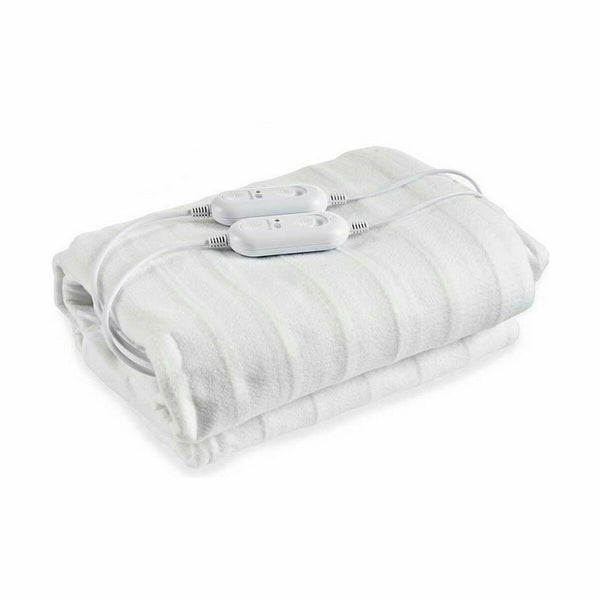 Electric Blanket White Polyester 140 x 1 x 160 cm (6 Units)