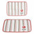 Table Mat Bon Appetit White Red 33 x 0,3 x 48 cm (12 Units)