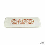 Bath rug Art Nouveau White Bronze 40 x 1,5 x 60 cm (12 Units)