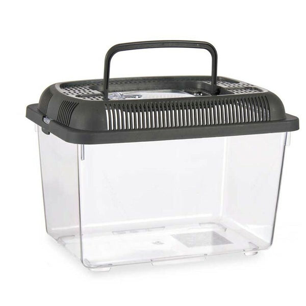 Fish tank With handle Large Grey Plastic 7 L 20 x 20 x 30 cm (8 Units)