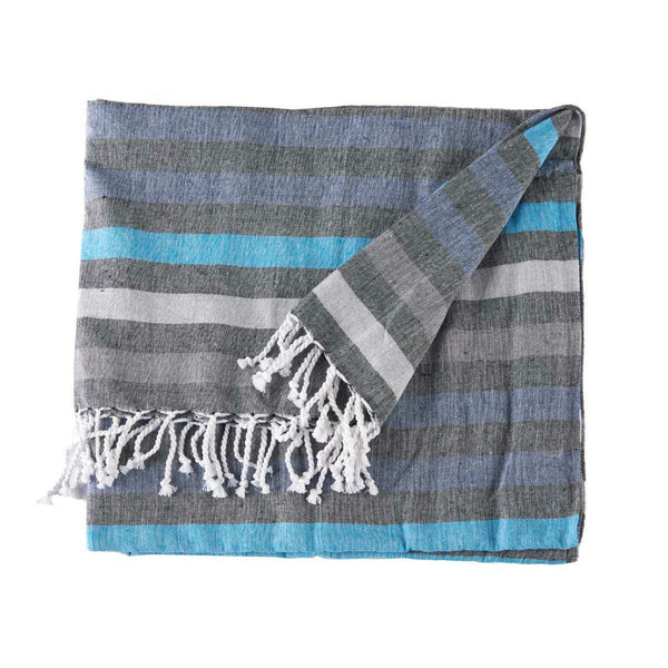 Multipurpose throw 160 x 200 cm Blue (12 Units)