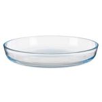 Plateau pour Four Transparent Verre Borosilicaté 31,5 x 5 x 31,5 cm (6 Unités)