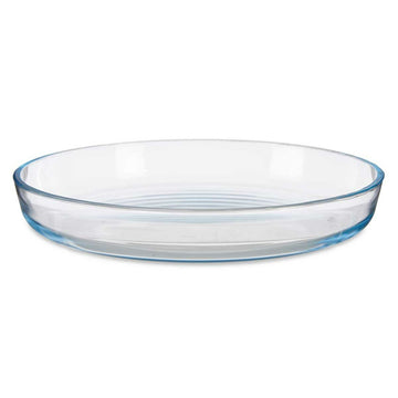 Baking tray Transparent Borosilicate Glass 31,5 x 5 x 31,5 cm (6 Units)