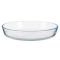 Baking tray Transparent Borosilicate Glass 25,5 x 4,5 x 25,5 cm (6 Units)