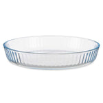 Baking tray Transparent Borosilicate Glass 25,5 x 4,5 x 25,5 cm (6 Units)