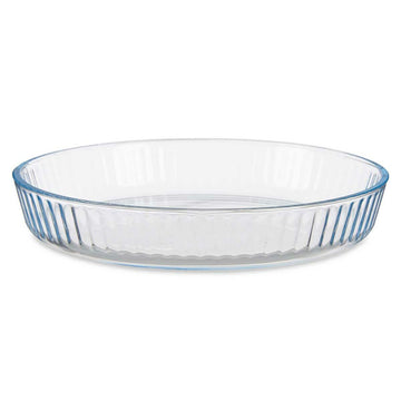 Baking tray Transparent Borosilicate Glass 25,5 x 4,5 x 25,5 cm (6 Units)