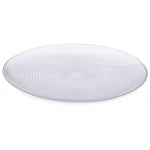 Plate set Generation Ø 27 cm Transparent Glass (4 Units)