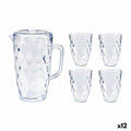 Jug Set Transparent Plastic (12 Units)