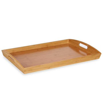 Tray Brown Bamboo 38 x 6 x 58 cm (6 Units)