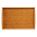 Tray Brown Bamboo 38 x 6 x 58 cm (6 Units)