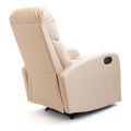 Reclining Armchair Astan Hogar Relax Manual Light brown Synthetic Leather