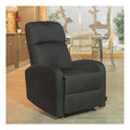 Reclining Armchair Astan Hogar Relax Manual Black