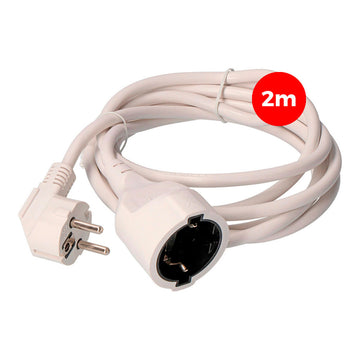 Extension Lead EDM 3 x 1,5 mm 2 m White