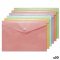 Envelopes Bismark Document Holder Cake A4 polypropylene 32,5 x 23 cm (50 Units)