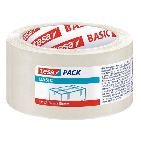 Adhesive Tape TESA Packaging Transparent 50 mm x 66 m (6 Units)