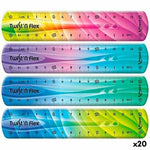 Geometry set Maped Twist'n Flex Multicolour 15 cm Flexible 20 Units