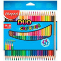 Colouring pencils Maped Duo Color' Peps	 Multicolour 24 Pieces Double-ended (12 Units)